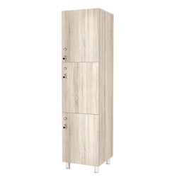 Шкаф для раздевалок СТАНДАРТ-ТРИО №2, Дуб Сонома