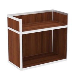 Прилавок под кассу из профиля №5  (открытый), Орех