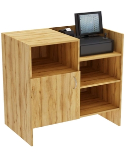 Прилавок под кассу Эконом №1 (900 мм), Дуб Золотистый