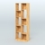 Стеллаж из ДСП серии ЛОФТ №8-1 (зеркальное отражение - Z)  Дуб Золотистый