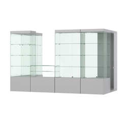 Павильон ИСТРА пристенный №2б (5, 87 кв.м), Серый