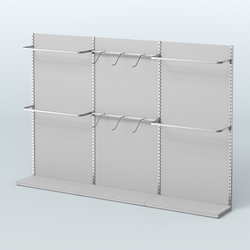 Система ЭЛЕГАНТ №1 пристенная с ДСП (3600 мм), Серый