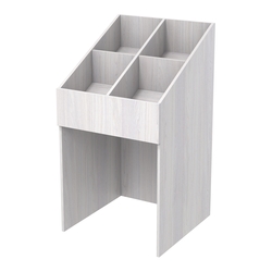 Корзина для распродаж из ДСП наклонная, Ясень Анкор светлый