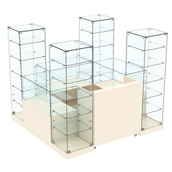 Торговый островок ХИТ ПРОДАЖ №16 (3, 24 кв.м), Крем Вайс