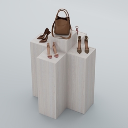 Демо-стенд Ступени-Крест №1, Ясень Анкор светлый