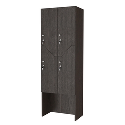 Шкаф для раздевалок СТАНДАРТ-Элегия №3-2А, Дуб Венге