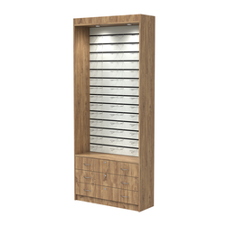 Витрина для очков №11 (открытый доступ), Дуб Канзас коричневый