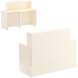 Стойка ресепшен ВЕРОНА №1, Крем Вайс