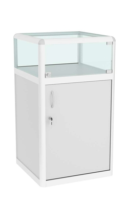 Прилавок из профиля Стаканчик №2  (закрытый), Серый