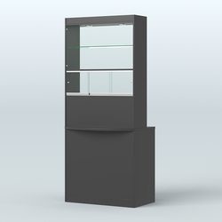 Витрина-прилавок Аптека №3, Черный