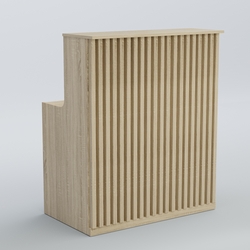 Ресепшен прямоугольный серии ВЕРТИКАЛЬ №1, Дуб сонома