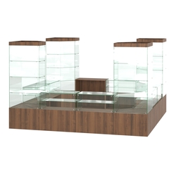 Павильон ИСТРА островной №2а (11, 35 кв.м), Орех