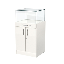 Прилавок ювелирный "Диаманд" №1-600 пристенный, Белый