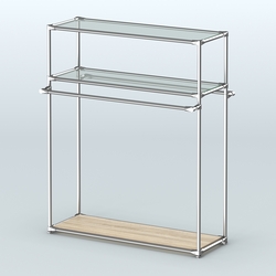 Островная торговая система ХРОМ 1200 мм №6, Дуб Сонома