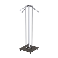 Торговое вешало для одежды ЁЛОЧКА с кронштейнами-лезвиями №8-4К-10-О-ЛНХ, Грейвуд