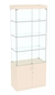 Высокая витрина ИСТРА №701 (задняя стенка - стекло) Крем Вайс