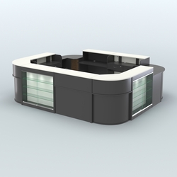 Островной павильон Чай и Кофе с собой №5, Черный и Белый