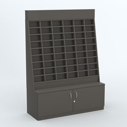 Стенд для очков №1 с накопителем, Черный