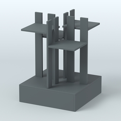 Стойка цветочница №4, Темно-Серый