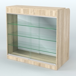 Ресепшен-Лайт №2 (Фасадная стенка - Зеркало), Дуб сонома