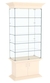 Витрина с дверками широкая с 5-ю полками ЦИТАДЕЛЬ №501 Крем Вайс