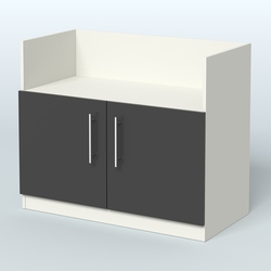 Креденция с нишей , Белый и Черный