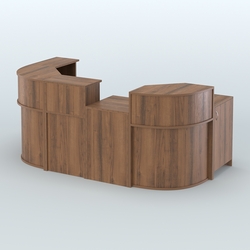 Пристенный павильон Чай и Кофе с собой №3, Орех