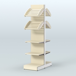 Островной высокий стеллаж для хлеба и выпечки Феникс №17, Крем Вайс