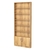 Стеллаж из ДСП с 5-ю полками 100x900 мм серии LEVEL-5 №8 (З/C - ДВП) Дуб Золотистый