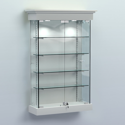 Витрина для музеев "Коллекция" настенная №1-4-РЕГ, Серый