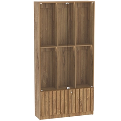 Витрина серии "Смок" №4-1000, Дуб канзас коричневый Н1113 ST10