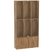 Витрина серии "Смок" №4-1000 Дуб канзас коричневый Н1113 ST10