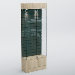 Витрина СЕТЬ №5 с экономпанелью, Дуб Сонома + Дуб Венге