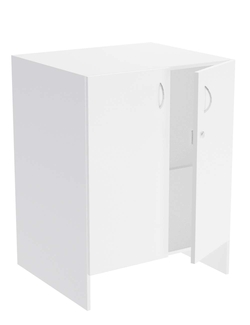 Прилавок из ДСП Эконом №5-Д-П (600 мм), Белый