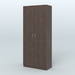 Аптечный шкаф широкий для одежды персонала №4, Дуб Венге