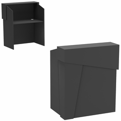 Стойка ресепшен АРТ №2-А, Черный