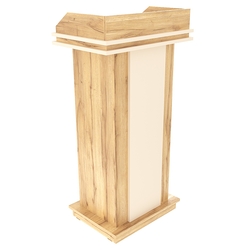 Кафедра для выступлений Конференс №15, Дуб Золотистый Крем Вайс