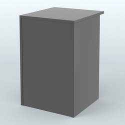 Ресепшен-Лайт прямоугольный под выдачу товара №14, Черный