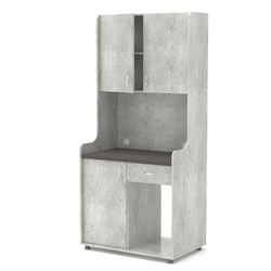 Офисная мини-кухня ЭЛЕГИЯ №5А, Метрополитан Грей