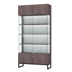 Витрина Монти №2-П, Ясень Анкор темный