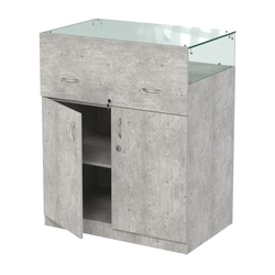 Истра прилавок ювелирный №2 (560мм), Метрополитан Грей