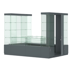 Павильон ИСТРА островной №7а (4, 86 кв.м), Темно-Серый