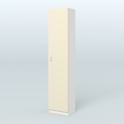 Аптечный узкий стеллаж под резину №2, Белый + Крем Вайс