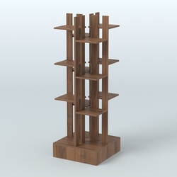 Стойка цветочница №2, Орех