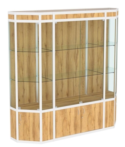 Витрина из профиля Трапеция №5 (2-ух метровая), Дуб Золотистый