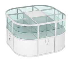 Прилавок-остров №3 (2,25 кв.м), Серый