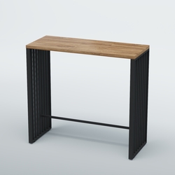 Барный стол "Кофе-брейк" №6, Дуб Канзас коричневый