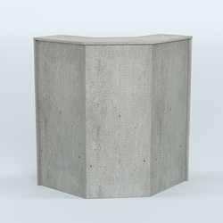 Ресепшен серии ПРАЙМ №3 угловой, Метрополитан Грей