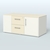 Тумба двусторонняя с отсеком и двумя открытыми полками Платинум Персонал Белый + Крем Вайс
