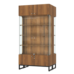 Витрина Монти №5 двусторонняя, Орех